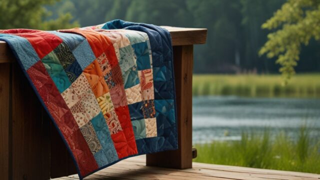 Default_patchwork_quilt_drapped_over_a_deck_railing_overlookin_2